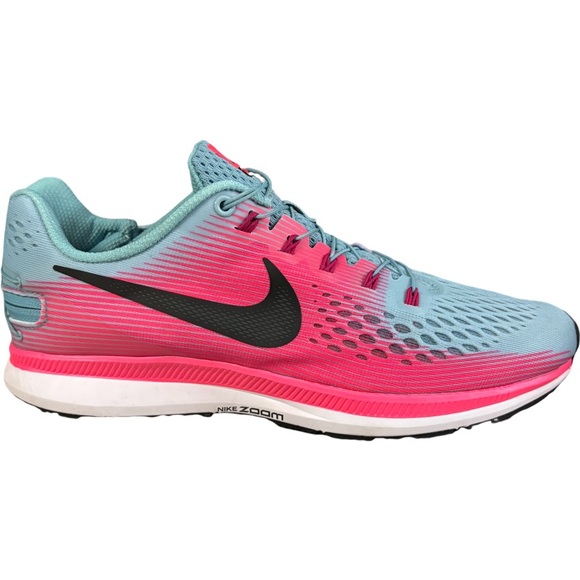 Nike Shoes - Nike Air Zoom Pegasus 34 Women's Sneaker Running Shoe Size 10 Blue Racer Pink